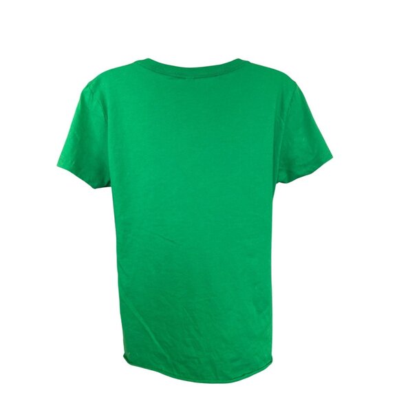 Next Level Womens Graphic TShirt XL Shenanigans Green Clover V Neck St Patricks - Picture 2 of 6